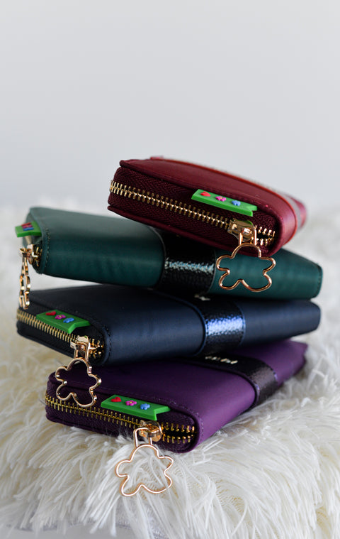 Billetera Cartera Nylon Metalizada - Agatha Ruiz De La Prada