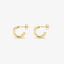 Pendientes Aretes Basics Grueso Oro - Radiant Jewels