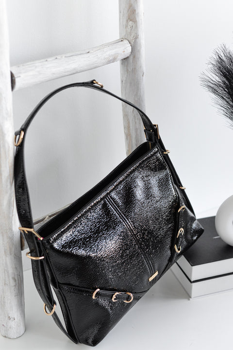 Bolso Hobo Charol Hebillas - Noco