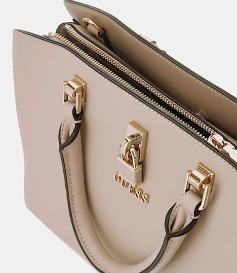 Bolso De Mano Queensland Taupe - Guess