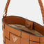 Bolso De Mano Cubo Maylee Caramelo - Guess