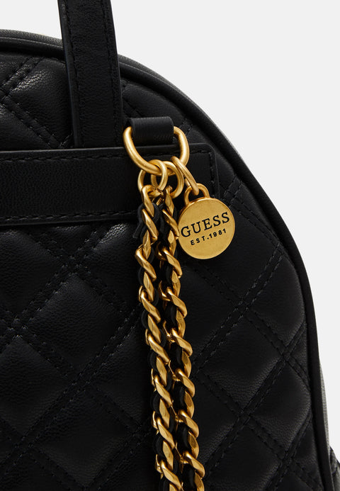 Mochila Giully Prespuntes Negra - Guess